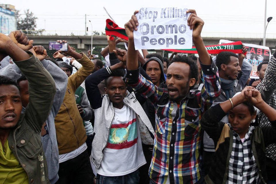 Dezenas morrem na Etiópia após manifestações contra governo