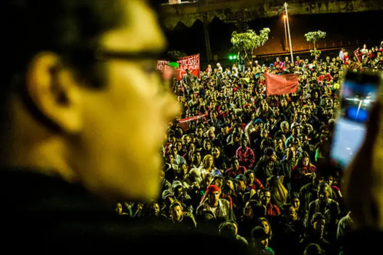 Protesto pelo direito à moradia do MTST em São Paulo (Midia NINJA/Creative Commons)