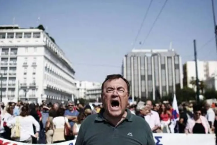 Os sindicatos convocaram uma nova greve contra as medidas defendidas pelo governo (Angelos Tzortzinis/AFP)