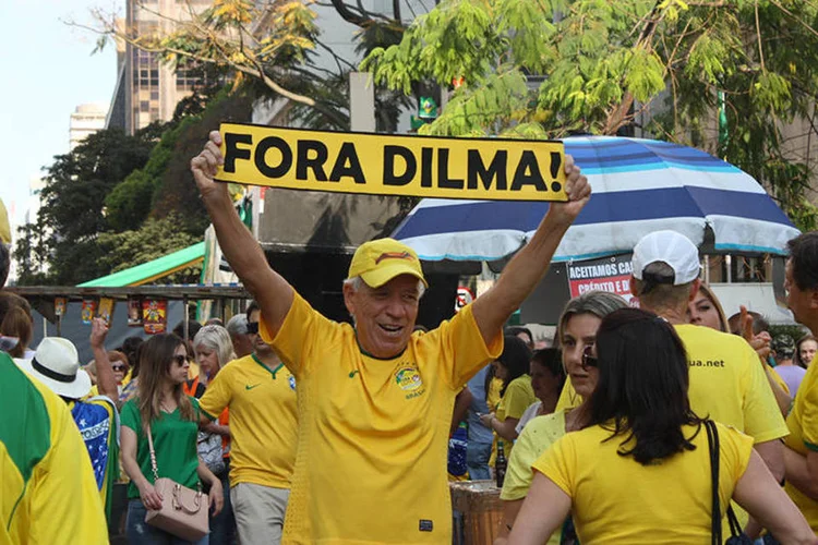 
	Manifesta&ccedil;&otilde;es contra o governo aconteceram em 26 estados e no Distrito Federal
 (Valéria Bretas/EXAME.com)