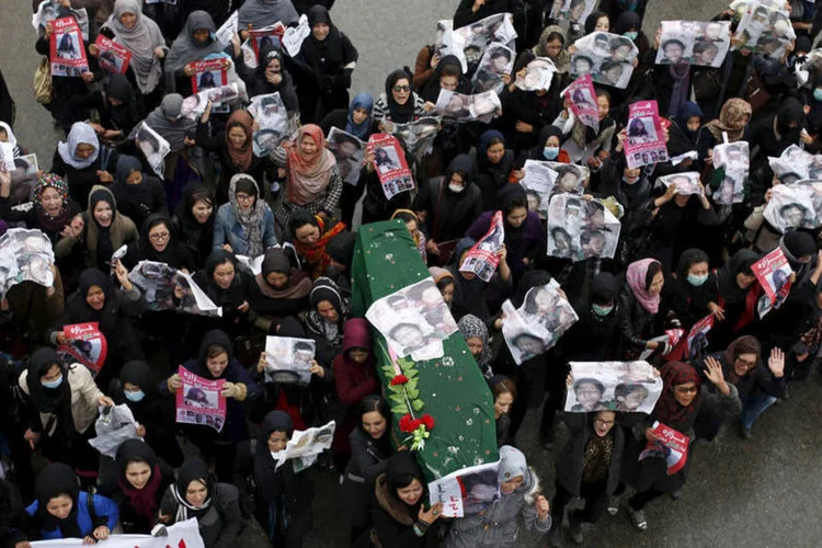 
	Viol&ecirc;ncia contra xiitas: segundo os hazaras, as autoridades n&atilde;o protegem o suficiente a comunidade
 (Ahmad Masood / Reuters)