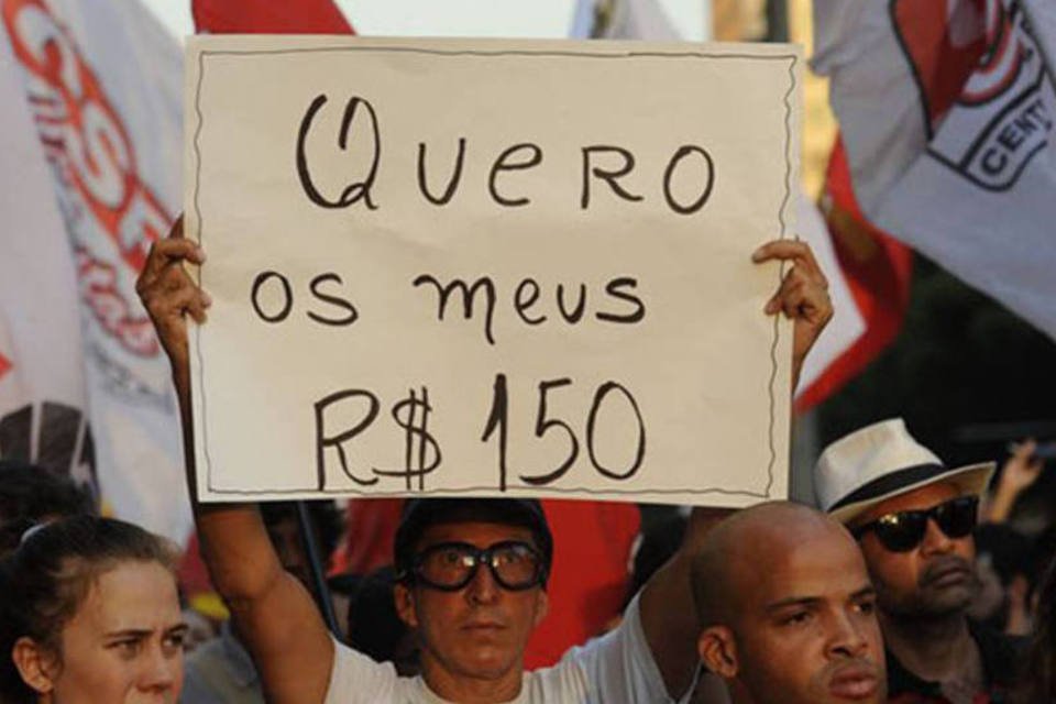 Manifestantes voltam a protestar nas ruas do Rio