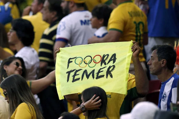 
	Protestos: a liminar do juiz federal Jo&atilde;o Augusto Carneiro de Ara&uacute;jo proibiu repress&atilde;o &agrave;s manifesta&ccedil;&otilde;es pol&iacute;ticas nas &aacute;reas de competi&ccedil;&atilde;o dos Jogos
 (Ueslei Marcelino / Reuters)