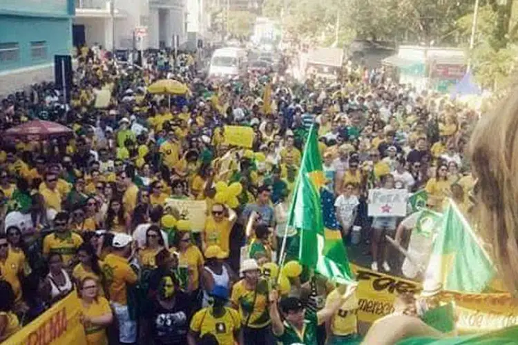 
	Protesto: &quot;mas h&aacute; uma diferen&ccedil;a importante entre 2013 e 2015: o espa&ccedil;o para rea&ccedil;&atilde;o do governo atualmente &eacute; menor&quot;, diz especialista
 (Movimento Brasil Livre/Facebook)