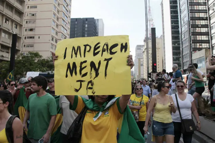 
	Manifesta&ccedil;&atilde;o em SP pede impeachment de Dilma: o pedido de impeachment da petista &eacute; o maior ponto de diverg&ecirc;ncia entre os movimentos
 (Oswaldo Corneti/Fotos Públicas)