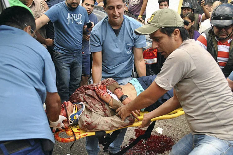 Kliver Roa: o estudante teria sido atingido na altura da cabeça (Stringer/Reuters)