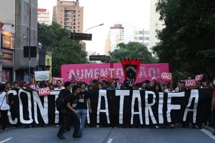 
	Grupo deu in&iacute;cio aos protestos que surpreenderam o Pa&iacute;s em junho de 2013
 (MPL)