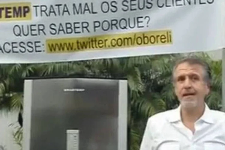 Protesto de consumidor da Brastemp