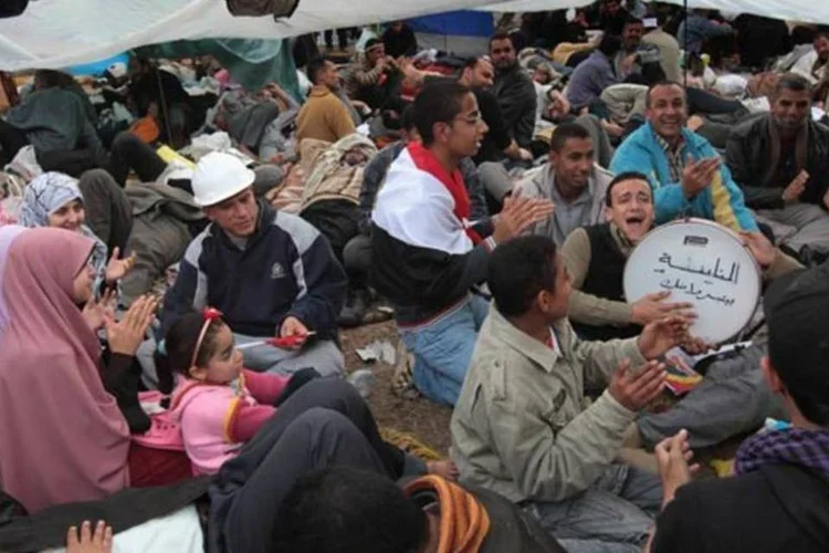 Protestos contra o regime egípcio: Mubarak quer investigar violência contra manifestantes (John Moore/Getty Images)