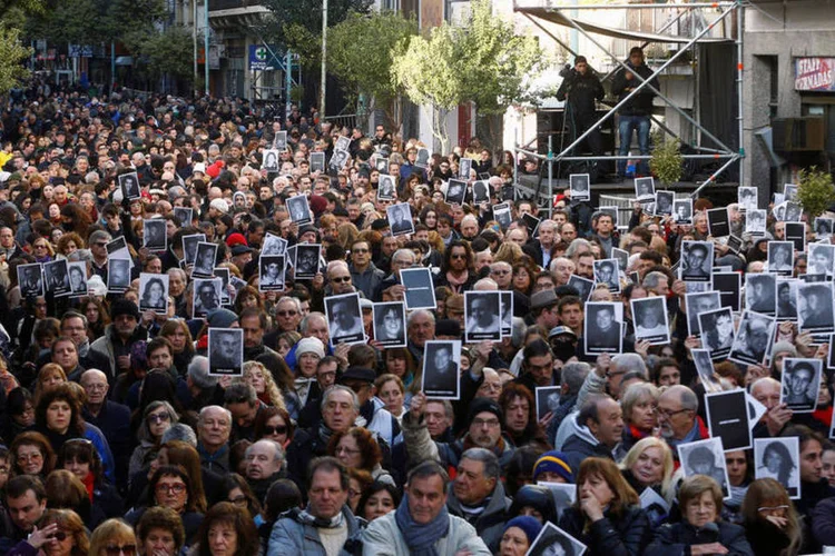 
	Argentina: o protesto acontece em um contexto de infla&ccedil;&atilde;o anual de 42%, segundo dados oficiais, com forte queda da atividade econ&ocirc;mica
 (Enrique Marcarian / Reuters)