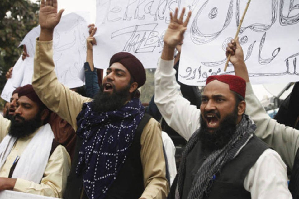 Ativistas marcham por desaparecidos no Paquistão