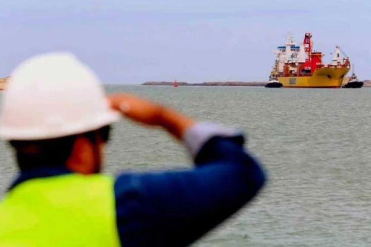 Prumo Logística: atualmente, a norte-americana EIG tem 76,7 por cento do capital da Prumo e a Mubadala outros 6,9 por cento (Divulgação/Prumo)