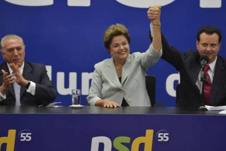 PSD oficializa apoio à candidatura de Dilma
