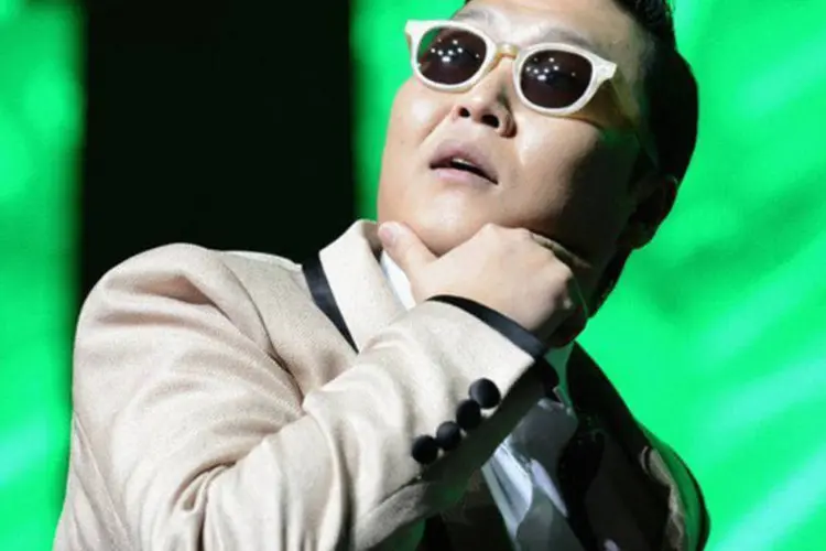
	O cantor Psy: o v&iacute;deo da m&uacute;sica &quot;Gangnam Style&quot; atingiu 1 bilh&atilde;o de visualiza&ccedil;&otilde;es no YouTube
 (AFP/Michael Kovac)
