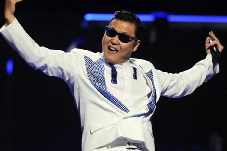 
	O cantor Psy: o maior hit do YouTube continua sendo o clipe Gangnam Style, que j&aacute; superou 1,6 bilh&atilde;o de visualiza&ccedil;&otilde;es
 (Isaac Brekken/Getty Images)