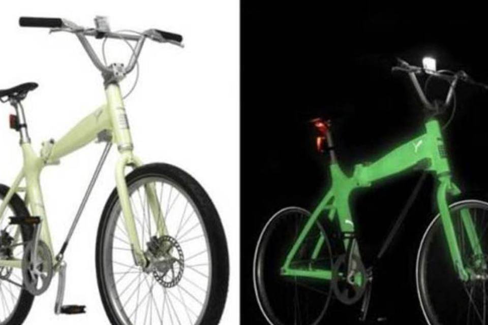 Bike que brilha no escuro traz mais segurança ao ciclista noturno