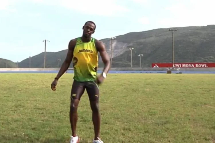 Atleta jamaicano Usain Bolt: tempo definido pela Puma foi inspirado no esportista, recorde mundial dos 100 metros rasos (Reprodução/Divulgação)