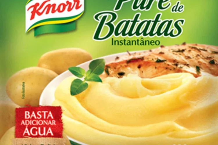 O Purê de Batatas Instantâneo é uma mistura que precisa apenas ser acrescida de água fervente para ficar pronto (Divulgação)