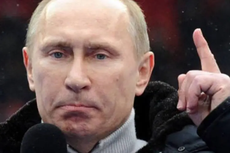 
	Vladimir Putin, presidente russo: &quot;realmente usamos nossas For&ccedil;as Armadas&quot;
 (Yuri Kadobnov/AFP)