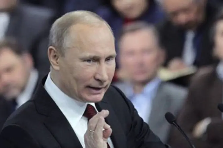 ''O regime de Assad é conduzido de forma inaceitável, intolerável'', disse Putin (Maxim Shipenkov/AFP)