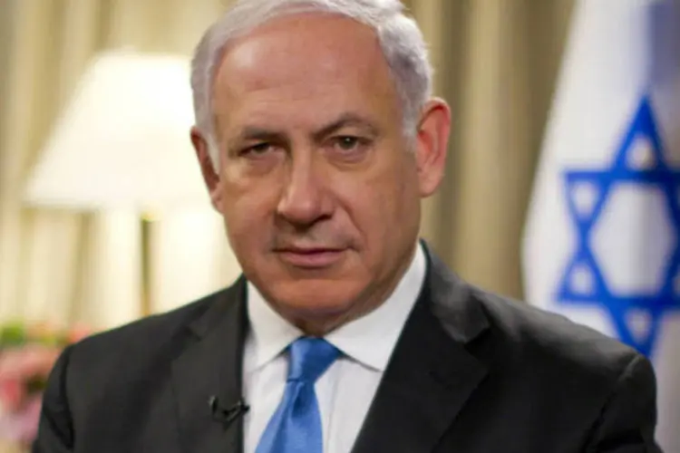 
	Benjamin Netanyahu: primeiro-ministro de Israel disse que espera poder&nbsp;&quot;dar passos adiante sobre bases s&oacute;lidas&quot; sobre as negoacia&ccedil;&otilde;es com o povo palestino
 (Jin Lee)