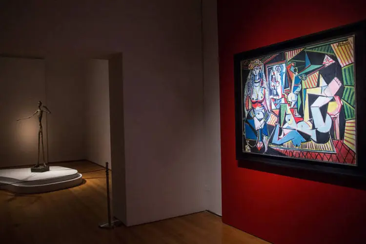 Quado "As Mulheres de Argel" , de Picasso: obra foi vendida por quase US$ 180 milhões
 (Getty Images/Andrew Burton)