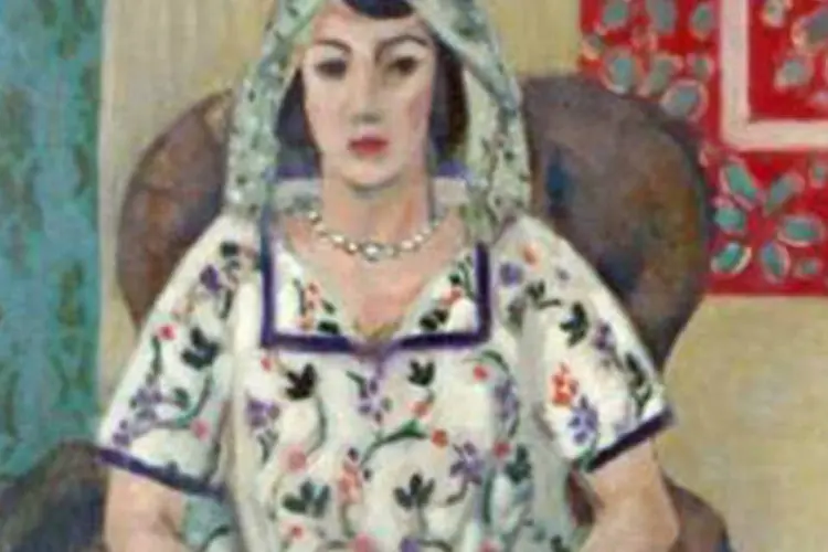 Quadro Mulher Sentada, do pintor francês Henri Matisse: a tela foi subtraída de Paul Rosenberg em 1941 (Getty Images News)