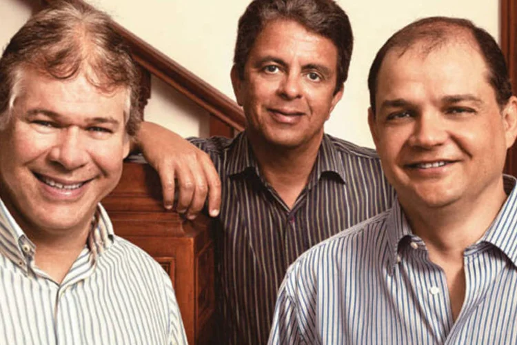 Os sócios Costa, Freitas e Simões: os funcionários têm normas rígidas a obedecer (Jonas Grebler)