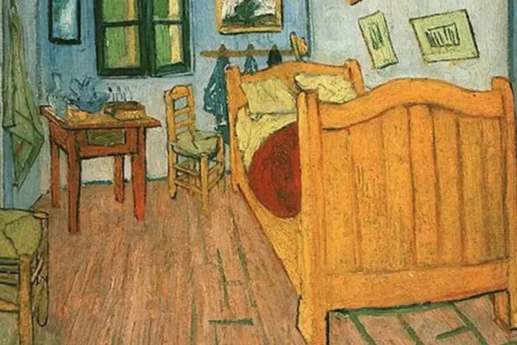 Obra Quarto em Arles, de Vincent Van Gogh (Reprodução)