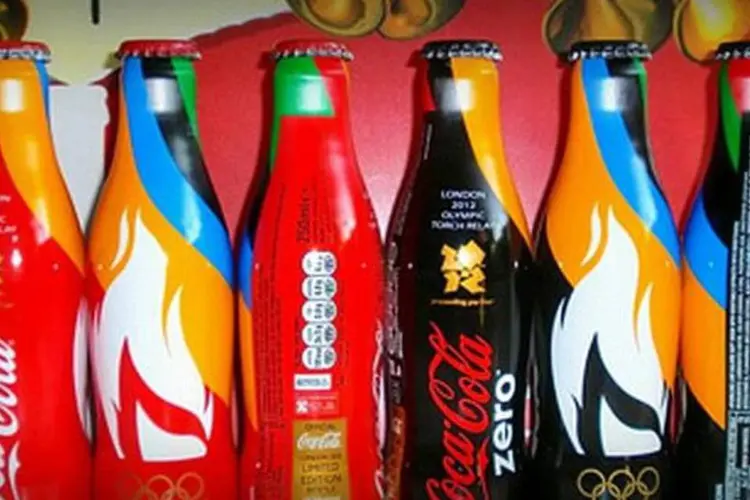 Garrafas especiais da Coca-Cola para as Olimpíadas de Londres (Divulgação)
