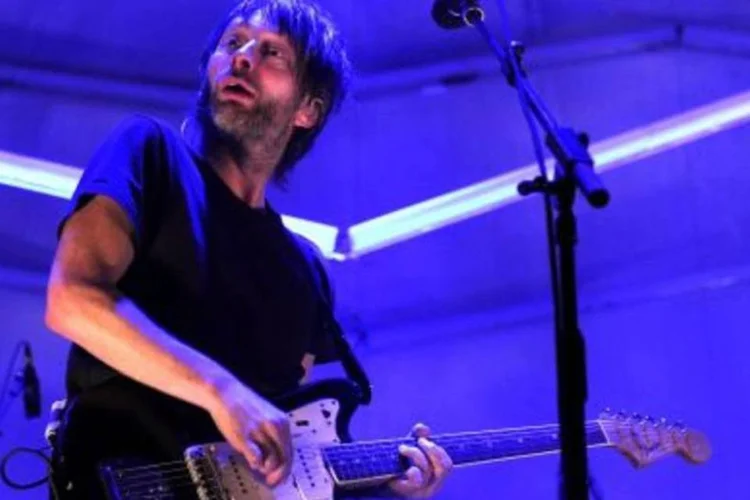 O vocalista do Radiohead, Thom Yorke (.)