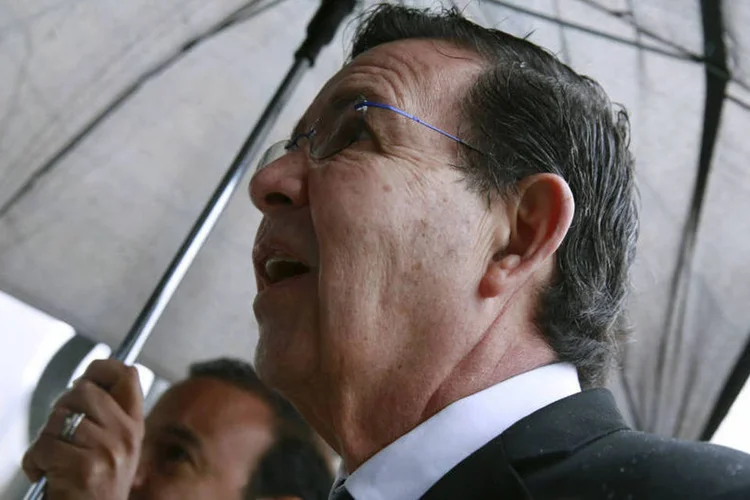 
	Rafael Callejas: ele &eacute; um dos 42 indiv&iacute;duos e entidades indiciados como parte das investiga&ccedil;&otilde;es dos EUA sobre um esquema que movimentou mais de 200 milh&otilde;es de d&oacute;lares em propinas
 (Lucas Jackson / Reuters)