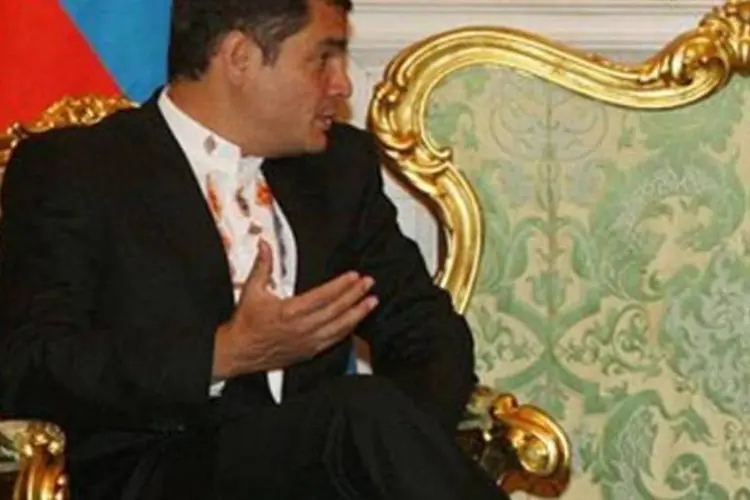 O presidente do Equador, Rafael Correa: Legislativo decidirá sobre destituições (Divulgação/Kremlin)