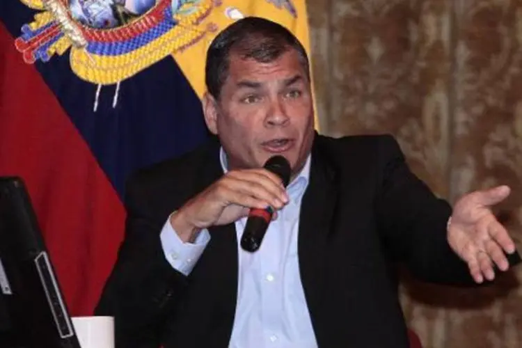 
	Rafael Correa: presidente do Equador pode ganhar reelei&ccedil;&atilde;o ilimitada
 (Juan Cevall/AFP)
