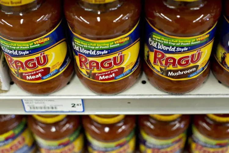 A marca de molhos para massa Ragu, da Unilever (Daniel Acker/Bloomberg)