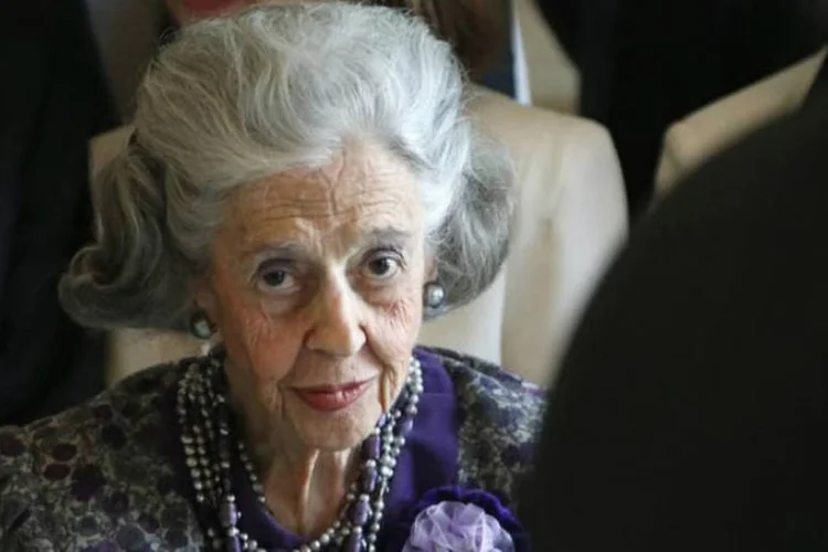 A rainha Fabíola, viúva do rei Balduíno que reinou na Bélgica de 1951 a 1993 (Francois Lenoir/Reuters)