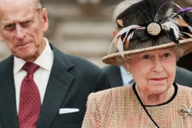 A rainha e o príncipe Phillip darão a largada para os Jogos no Estádio Olímpico
 (Leon Neal/AFP)