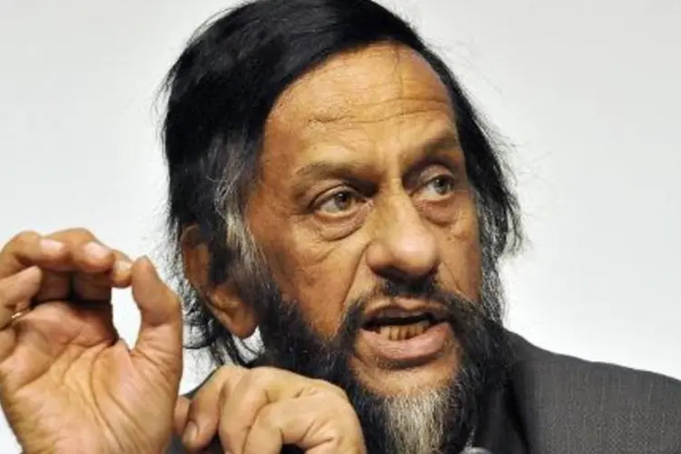 Rajendra Pachauri: ele renunciou ao cargo depois de ter sido acusado de assédio sexual envolvendo uma subordinada (Attila Kisbenedek/AFP)