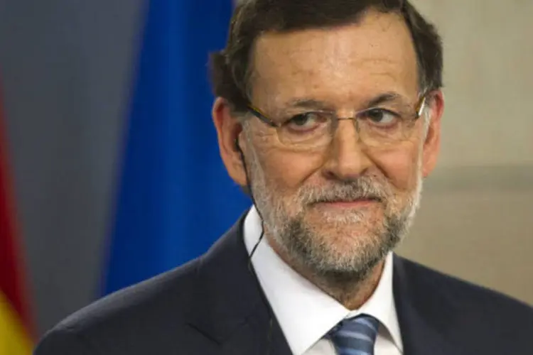 
	Mariano Rajoy: &quot;Equivoquei-me com B&aacute;rcenas&quot;, afirmou o presidente da Espanha
 (Angel Navarrete/Bloomberg)