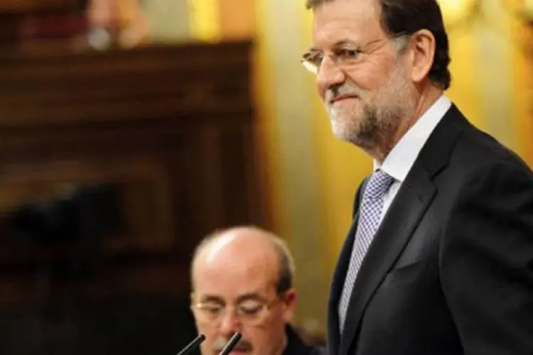 O futuro presidente do governo espanhol, Mariano Rajoy: "o Conselho de ministros de 30 de dezembro deverá aprovar medidas orçamentárias urgentes" (Javier Soriano/AFP)