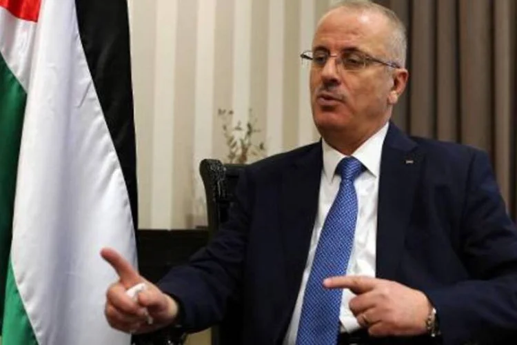 O premier palestino, Rami Hamdallah: 2014 deixou o pior balanço de perdas civis entre os palestinos desde 1967 (Abbas Momani/AFP)