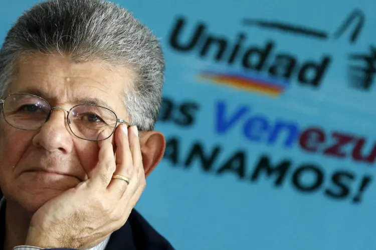 
	Ramos Allup, presidente do parlamento da Venezuela
 (Carlos Garcia Rawlins / Reuters)