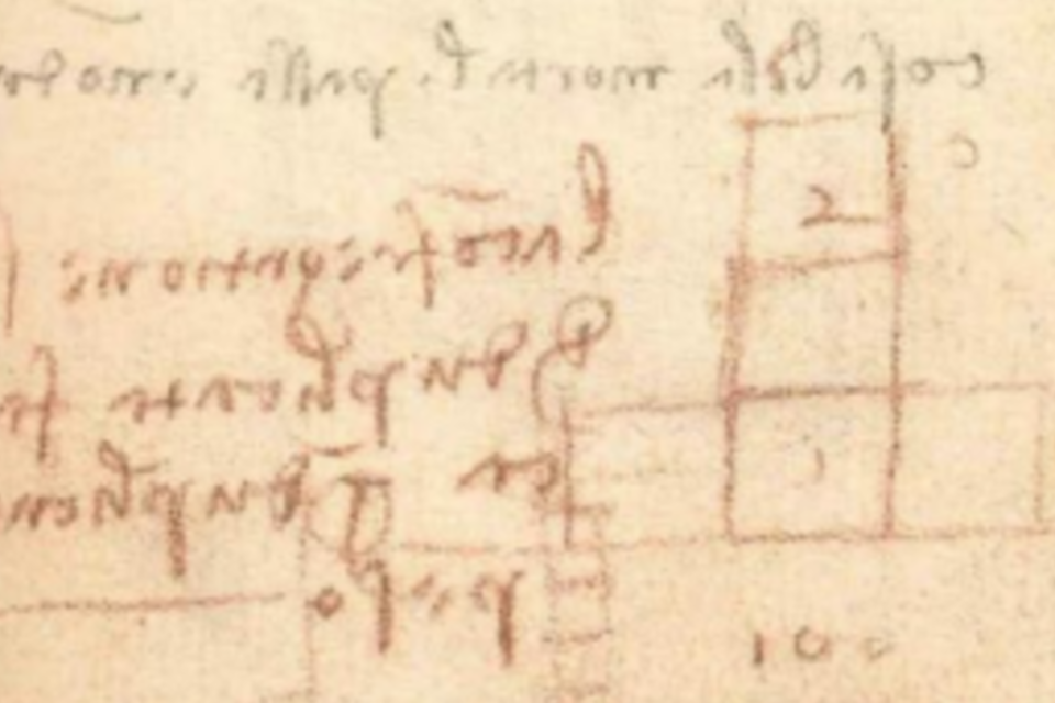 Cientistas descobrem segredo em rascunhos de da Vinci
