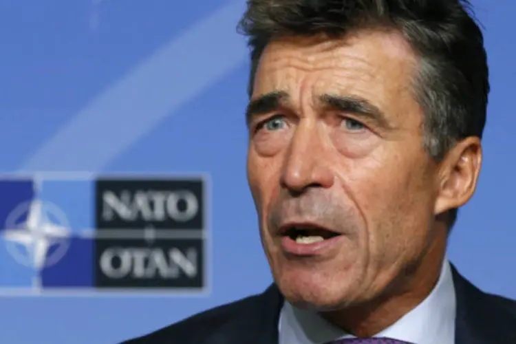 Anders Rasmussen: "a opção militar ainda estará sobre a mesa", disse  (Francois Lenoir/Reuters)