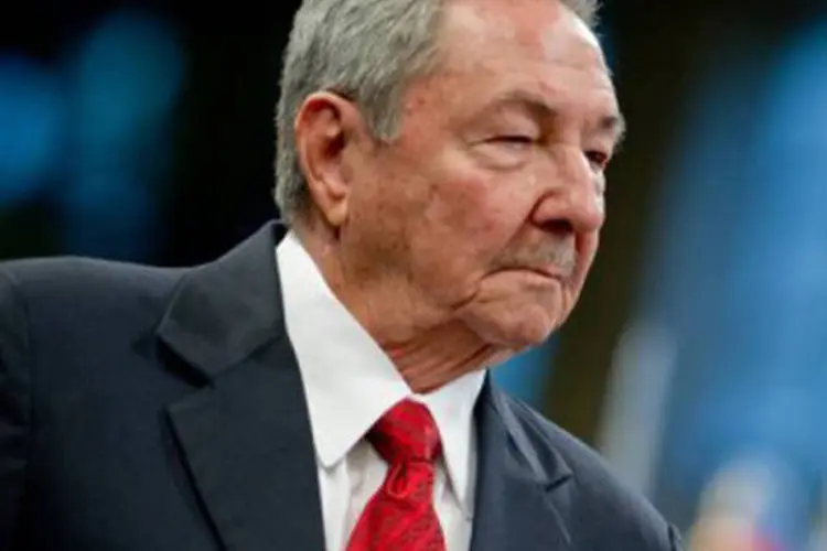 Raúl Castro: "Ou retificamos ou nos afundamos junto com o esforço de gerações inteiras" (Adalberto Roque/AFP)