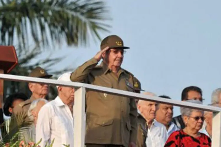 O presidente de Cuba, Raúl Castro: país aprova nova Lei Tributária (Adalberto Roque/AFP)