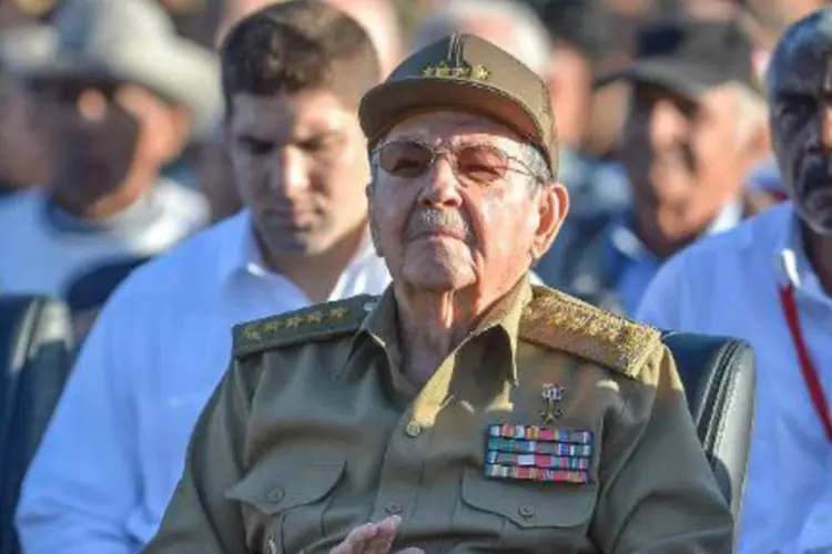 Raúl Castro: o presidente destituiu Ernesto Medina Villaveirán (Yamil Lage/AFP/AFP)