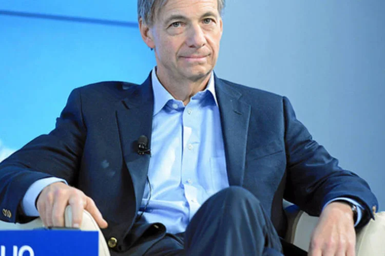 Ray Dalio, da Bridgewater Associates, a maior gestora de hedge funds do mundo. (World Economic Forum/Divulgação)