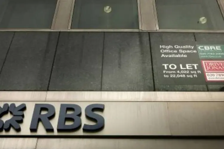 Agência do Royal Bank of Scotland em Londres: banco já cortou 20 mil empregos, sendo que 14 mil deles só na Inglaterra.  (.)