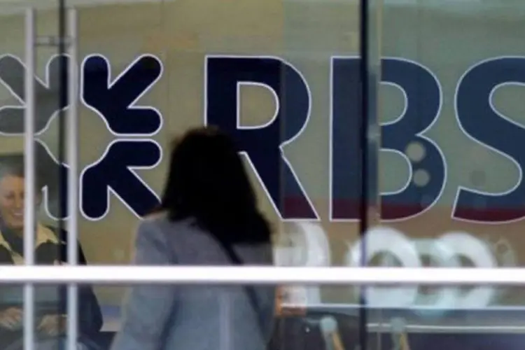 
	Ag&ecirc;ncia do Royal Bank of Scotland (RBS): plano do banco controlado pelo governo brit&acirc;nico de vender sua filial na &Iacute;ndia para o HSBC fracassou em novembro
 (Justin Tallis/AFP)